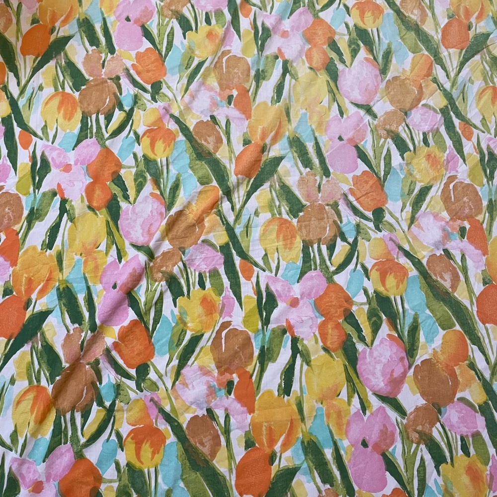 Vintage Floral Flat Sheet